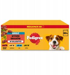 PEDIGREE Adult ízválaszték zselében - nedves kutyatáp - 80x100g