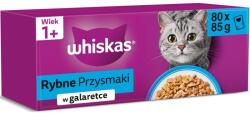 Whiskas Halas jutalomfalat zselében - Nedves macskaeledel - 80x85g