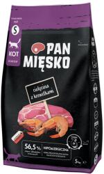 Pan Mięsko Borjúhús garnélával Kis - száraz macskaeledel - 5 kg