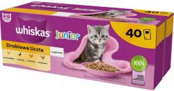 Whiskas Junior Baromfi zselében - nedves macskaeledel - 40 x 85 g
