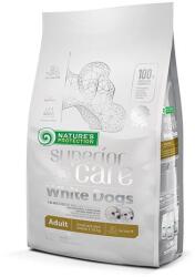 Nature's Protection White Dogs Adult Small Lamb gabonamentes - száraz kutyatáp - 4 kg