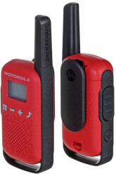 Motorola TALKABOUT T42 walkie-talkie 16 csatornás fekete, piros