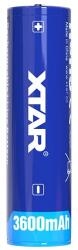  18650 3, 6 V-os lítium-ion 3600 mAh-s akkumulátor védelemmel