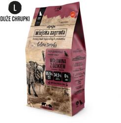 Wiejska Zagroda Marhahús vaddisznóval L - száraz kutyaeledel - 9 kg