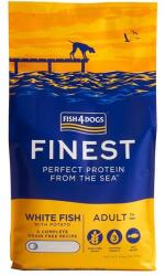 Fish4Dogs Finest Ocean White fish M/L - száraz kutyatáp - 12 kg