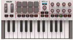AKAI MPK Mini MK4 - MIDI vezérlő / vezérlő billentyűzet, fehér
