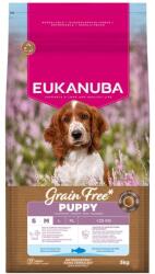 EUKANUBA Gabonamentes Kölyökkutya Kis/Közepes Óceáni Hal - száraz kutyatáp - 3kg