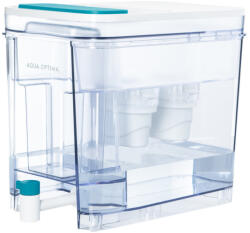 Aqua Optima Диспенсър за филтриране на вода Aqua Optima Perfect Pour WD1003, 8, 2 л, 5 степенна филтрация, Без BPA, Evolve+, Бял/прозрачен (WD1003)