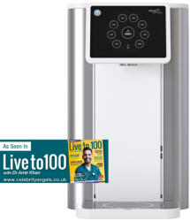 Aqua Optima Диспенсър за охлаждане и филтриране на вода Aqua Optima AUC111, 2100W, 3.8 л, Активен кокосов въглен, Йонообменна смола, Evolve+, Инокс (AUC111)