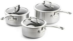 GreenPan Set 3 Cratite GreenPan Premiere Casserole cu Capac Stainless Steel (CC003822-001)