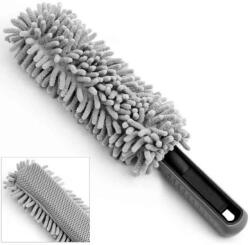 Autolife Autófelni/Műszerfaltisztító kefe, Mikroszálas, 34 cm, Szürke (44201) - aruhaz