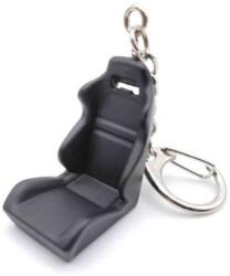 Autolife W16362-10 Sportülés kulcstartó fémbõl - fekete (W16362-10)