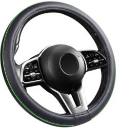 Autolife Bõrhatású Kormányvédõ 38cm / Zöld betétes (00887) - aruhaz