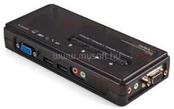 StarTech 4 Port Black USB KVM Switch Kit with Cables and Audio (SV411KUSB) (SV411KUSB)