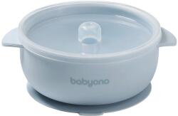 Babyono Силиконова купа с вендуза и капак Babyono - Синя (5901435417706)
