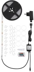 EGLO 32859 - Bandă LED COB RGB dimabilă, 5m, 12W, 230V, 4000K, IP44 +telecomandă (EG32859)