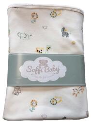 Soffi Baby Pamut dupla takaró 80x100cm szavanna