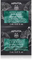 Apivita Express Beauty Eye Mask Gingko Biloba szemmaszk sötét karikákra 2x2 ml