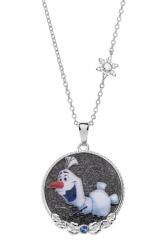 Disney Jégvarázs Olaf ezüst gyermek nyaklánc CS00010SRJL-P. CS