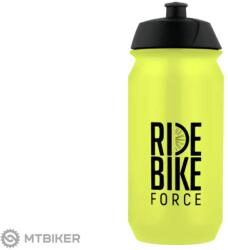 FORCE Ride Bike kulacs, 0.5 l, fluo/fekete