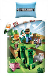 Halantex Minecraft ágyneműhuzat szett - Creepers (MNC-129BL) (MNC-129BL) - gyerekjatekbolt - 9 990 Ft