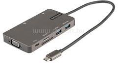 StarTech USB C Multiport Adapter - HDMI 4K 30Hz or VGA Travel Dock - 5Gbps USB 3.0 Hub (USB A / USB C Ports) - 100W Power Delivery - SD/Micro SD (DKT30CHVSDPD) (DKT30CHVSDPD)