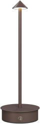 HomCom Lampă de Masă Reîncărcabilă cu USB, Lampă Fără Fir cu Temperatura Culorii Reglabilă 3000K/4500K/6500K, Control Touch, Autonomie 4-8 Ore, Cafea | Aosom Romania (B31-569V01CF)