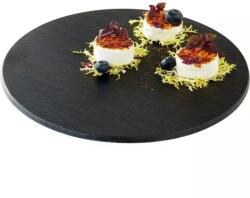 APS Felszolgáló tálca melamin APS Slate 30 cm, kerek, palakő utánzat (227772472)