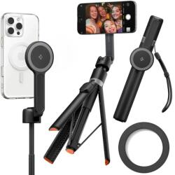 Spigen s581w magsafe bluetooth selfie stick tripod black (8800283303698)