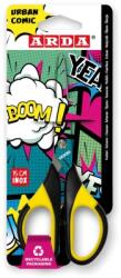Arda Foarfeca Urban Comic 15 cm, blister, Arda, negru FB1317