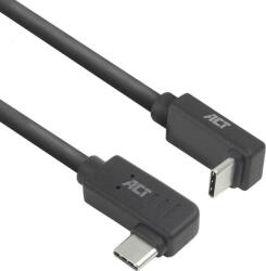 ACT Кабел USB-C - USB-C, 10Gbps, 60W, 1 m, конектори 90° left/right, up/down angled (EWENT-ACT-CAB-AC7481) - cybertrade