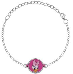Disney Daisy kacsa ezüst gyermek karkötő BS00021SRPL-5. CS