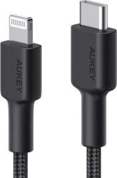 AUKEY CB-CL03 USB-C LIGHTNING 2m Black (cb-cl03)