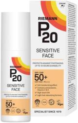 P20 Sensitive Face Cremă de protecție solară pentru față, SPF50+, 50 ml, P20