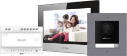Hikvision Kit Videointerfon Ip Hikvision Ds-kis702, Conexiune Pe 2 Fire, Pentru O Singura Familie, Componenta Kit: Post Exterior Ds-kd8003-ime2/surfac (DS-KIS702Y)