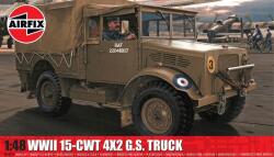 Airfix Model asamblabil Airfix Militari: Camioane - Camion britanic pentru uz general al Forțelor Aeriene Regale (RAF) Bedford MWD 15-cwt 4x2 (AIR03313A)