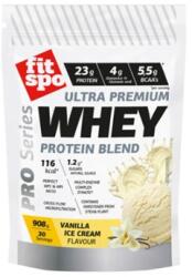 FitSpo Pro Series Ser proteic din zer, înghețată de vanilie, 908 g, FitSpo
