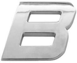  Autódísz 3D Letter B 26 MM króm