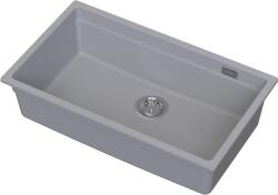 Ruvetti Latios gránit mosogató 74.5x43.5 cm szürke/grafit/onix 3001LA_GR80_P (3001LAGR80P)