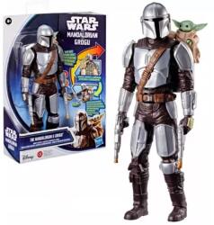 Hasbro Hasbro: Figurină interactivă Mandalorian și Grogu vorbitoare de engleză Star Wars - 30 cm (G2842) Figurina