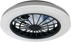 Polux Led димируемо таванно осветително тяло с вентилатор ghana led/24w/230v бяло/черно + дистанционно управление (sa2495)