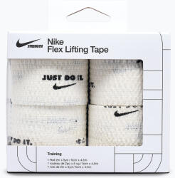 Nike Strength Bandaj elastic coeziv Nike Strenght Flex Lifting Tape white/black