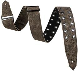 Levy's Rebel Leather Black/Eyelet Каишка за китара (M80RBEY-BLK)