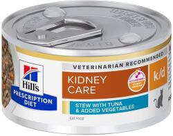 Hill's Hill' s Prescription Diet k/d Stew Kidney care konzerv macskáknak tonhalas 6 x 82 g