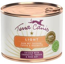 Terra Canis Light Chicken with courgette, papaya & rose hip 6 x 200 g