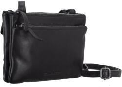 Greenburry Geanta umar dama piele naturala neagra 22 x 15 cm, Colombiana, Greenburry