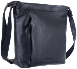 Greenburry Geanta umar dama piele naturala neagra 23 x 24 cm, Colombiana, Greenburry