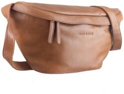Greenburry Geanta umar dama piele naturala coniac 38 x 17 cm, Colombiana, Greenburry
