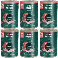 Pan Mięsko PAN MIĘSKO gyógynövényes nyúlpástétom - nedves kutyaeledel 6x400 g