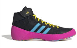 Adidas birkózócipő fekete/ciánkék